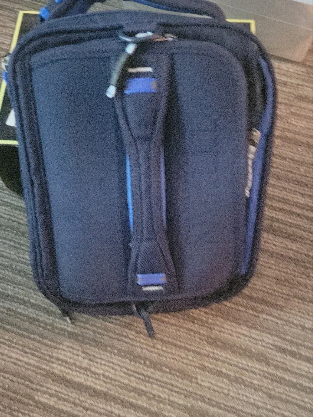Titan-Black and Blue Lunch Bag
